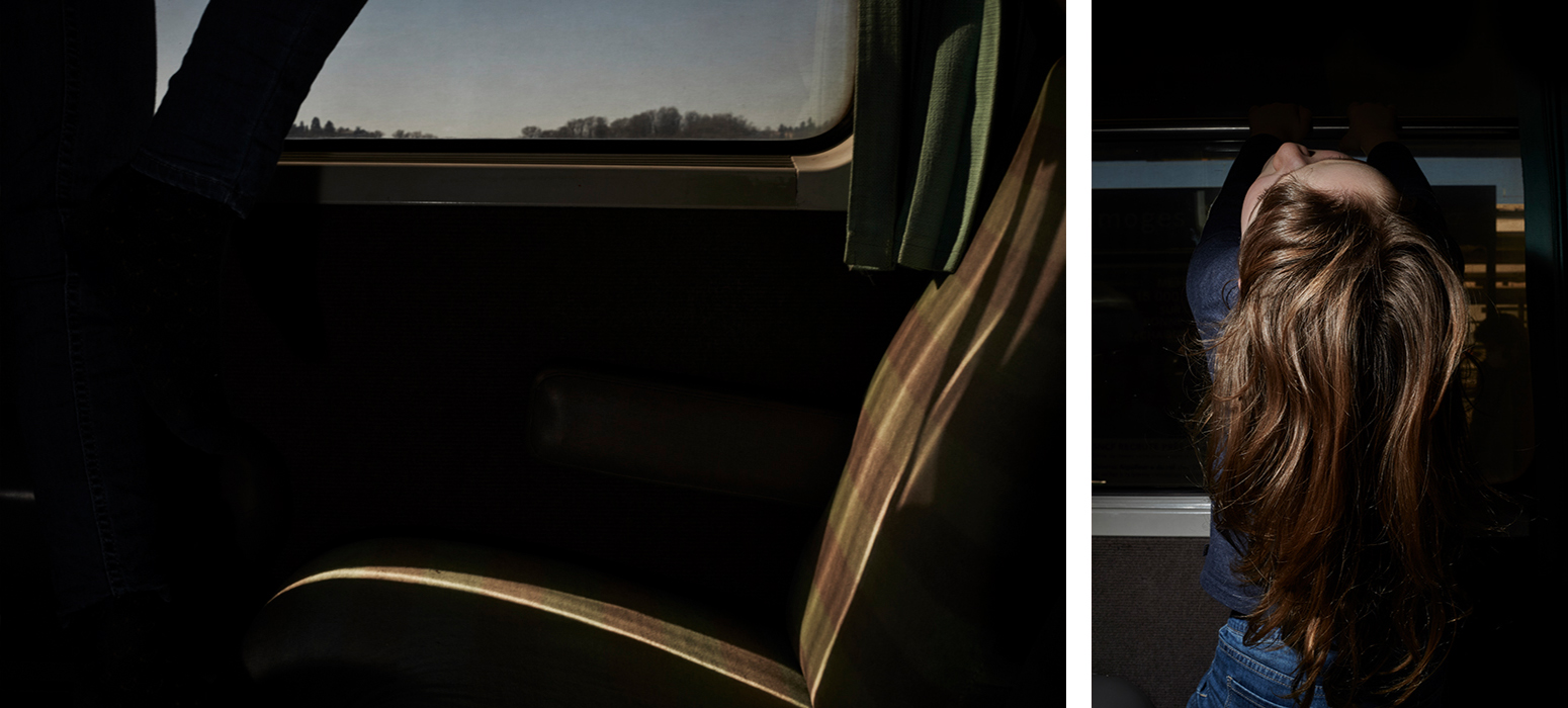 Thierry Sauvage: voyage portrait forme de soleil train landscape lumière chaleur thierry sauvage suzanne ombres fanées